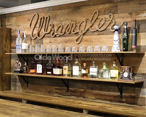Interior Brown Barn Siding